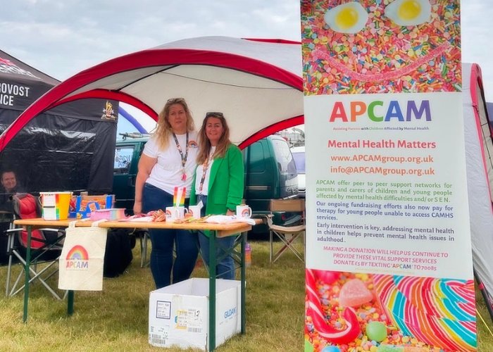 Our APCAM stall at a local community event